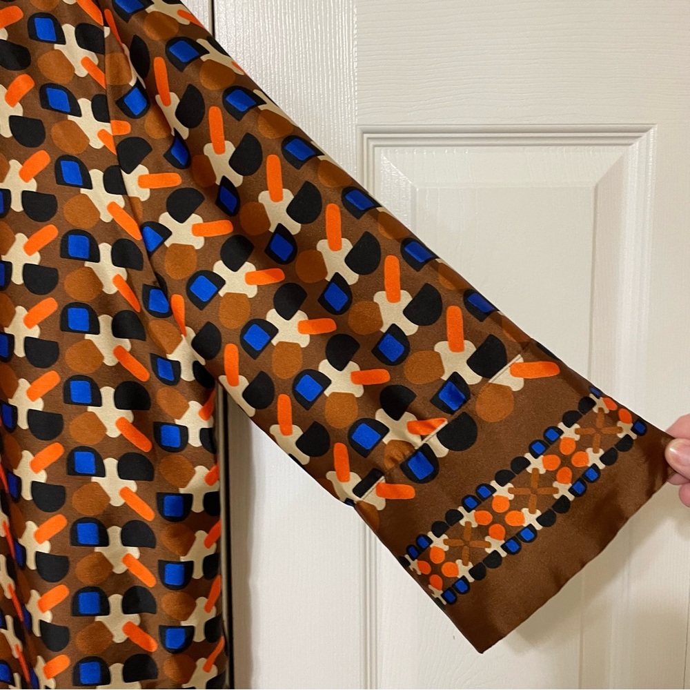 Zara Multicolor Geometric Blouse - Picture 4 of 13